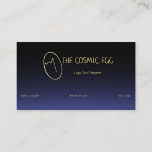 Carte De Visite Logo géoglyphe de l'œuf cosmique