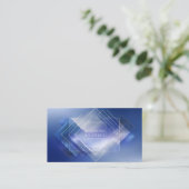 Carte De Visite Logo géométrique moderne Entreprise (Debout devant)