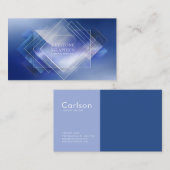 Carte De Visite Logo géométrique moderne Entreprise (Devant / Derrière)