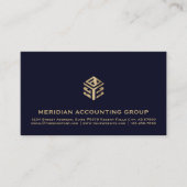 Carte De Visite Logo géométrique professionnel (Devant)