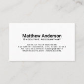 Carte De Visite Logo global de l'entreprise | Graphiques (Dos)