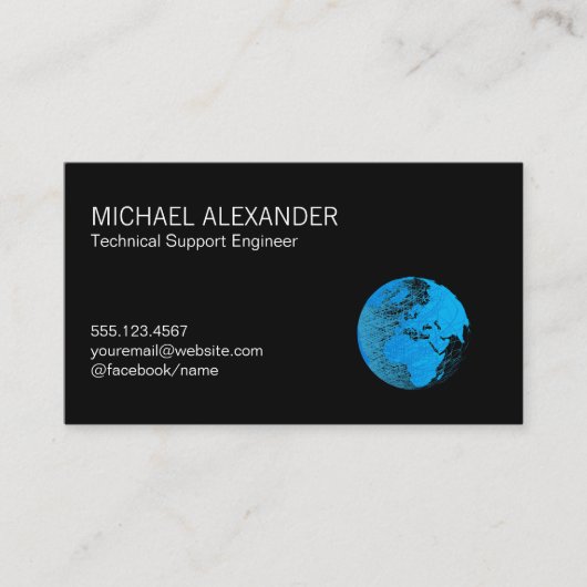 Carte De Visite Logo Global Line (Devant)