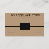 Carte De Visite Logo Gold Cat (Dos)