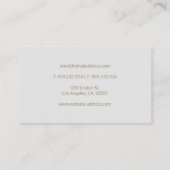 Carte De Visite Logo Gold Circles (Dos)