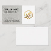 Carte De Visite Logo Gold Corporate (Devant / Derrière)