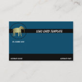 Carte De Visite Logo Gold Elephant (Devant)
