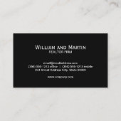 Carte De Visite Logo Gold House (Dos)