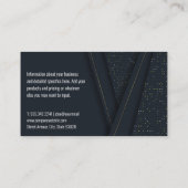 Carte De Visite Logo Gold Lux Immobilier (Dos)