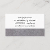 Carte De Visite Logo Gold Metal Silverware | Restaurant (Dos)