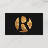 Carte De Visite Logo Gold personnalisé (Dos)