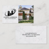 Carte De Visite Logo Gold Realtor | Salon | Résidentiel (Devant / Derrière)