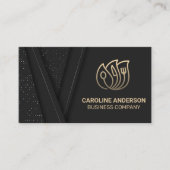 Carte De Visite Logo Gold Restaurant (Devant)