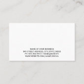 Carte De Visite Logo Gold Silverware | Marbre noir (Dos)