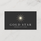 Carte De Visite Logo Gold Star (Devant)