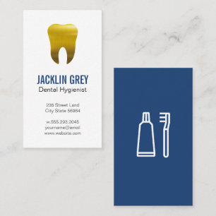 Carte De Visite Logo Gold Tooth