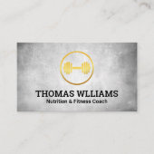 Carte De Visite Logo Gold Weight (Devant)