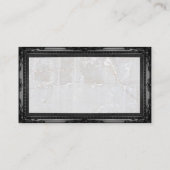 Carte De Visite Logo Golden Gavel Law | Cadre classique | Pierre (Dos)