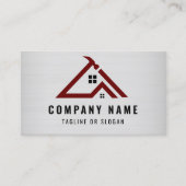 Carte De Visite Logo Handyman Professionnel Construction métalliqu (Devant)