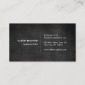 Carte De Visite Logo Hip and Rustic Arrow avec nom manuscrit (Dos)