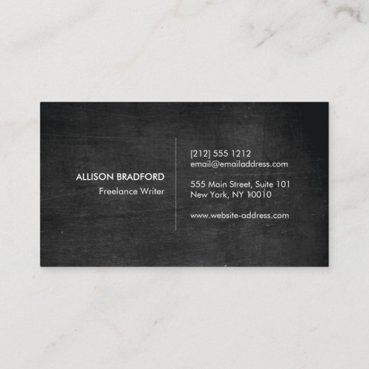 Carte De Visite Logo Hip and Rustic Arrow avec nom manuscrit (Dos)