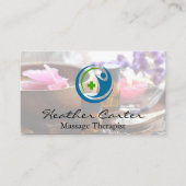 Carte De Visite Logo holistique | Médecine de guérison sanitaire (Devant)