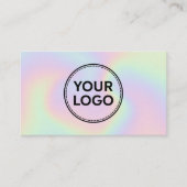 Carte De Visite Logo holographique personnalisé simple tout servic (Devant)