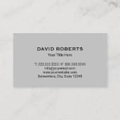 Carte De Visite Logo House Heart Construction Réaliseur immobilier (Dos)