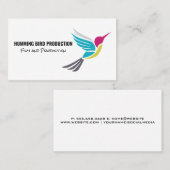 Carte De Visite Logo Humming Bird (Devant / Derrière)