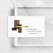 Carte De Visite Logo II d'architecture moderne du milieu du siècle