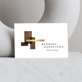 Carte De Visite Logo II d'architecture moderne du milieu du siècle