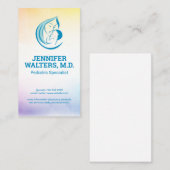 Carte De Visite Logo illustratif de la mère et de l'enfant (Devant / Derrière)