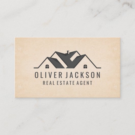 Carte De Visite Logo immobilier (Devant)