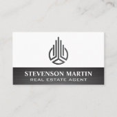 Carte De Visite Logo immobilier Abstrait (Devant)