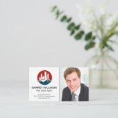 Carte De Visite Logo immobilier | Business Man (Debout devant)