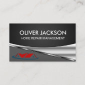 Carte De Visite Logo Immobilier de maison hypothécaire (Devant)