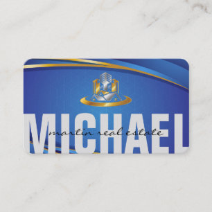 Carte De Visite Logo Immobilier Grand Nom