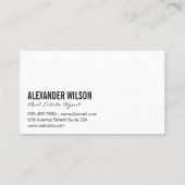 Carte De Visite Logo immobilier | House Keyes | Panneaux en bois (Dos)