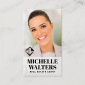 Carte De Visite Logo immobilier | Image d'entreprise personnalisée (Devant)