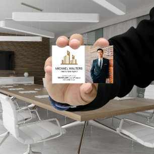 Carte De Visite Logo immobilier Image personnalisée Business M