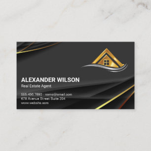Carte De Visite Logo immobilier Location de propriété Développ
