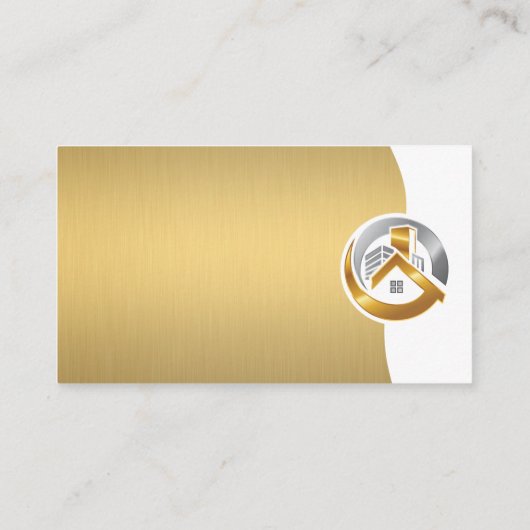 Carte De Visite Logo immobilier | Moderne (Dos)