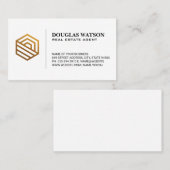 Carte De Visite Logo immobilier moderne (Devant / Derrière)