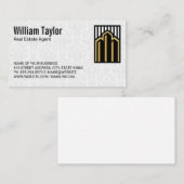 Carte De Visite Logo immobilier moderne | Bâtiments (Devant / Derrière)