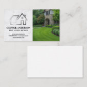 Carte De Visite Logo immobilier moderne | Propriétés (Devant / Derrière)