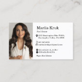 Carte De Visite Logo immobilier pour Mariia (Dos)