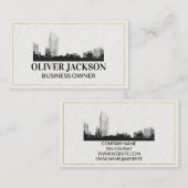 Carte De Visite Logo immobilier | Schéma de construction (Devant / Derrière)