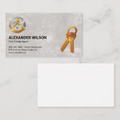 Carte De Visite Logo immobilier | Touches (Devant / Derrière)