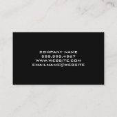 Carte De Visite Logo immobilier | Véhicules de construction Bulldo (Dos)