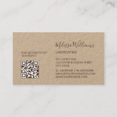 Carte De Visite Logo Initials Kraft (Dos)