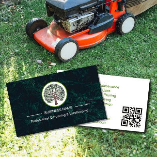 Carte de visite Logo Jardinier Paysagiste | Profes